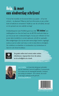 SOS schrijven achterzijde