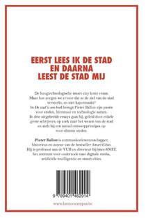 De stad is een boek achterzijde