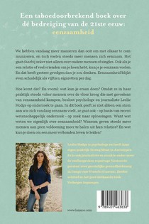 Eenzaam tussen mensen achterzijde