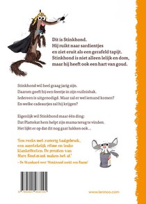 Stinkhond is jarig achterzijde