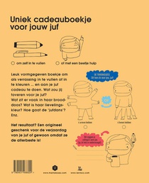 Voor mijn liefste juf achterzijde