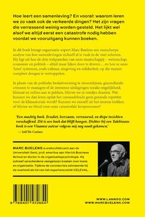 De verblinde samenleving achterzijde