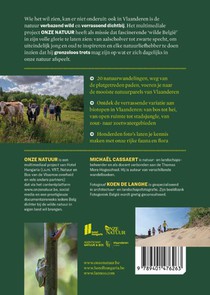 Wandelboek onze natuur Vlaanderen achterzijde