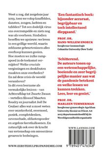 Eerste hulp bij pandemie achterzijde
