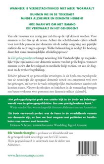 Het geheugenlabyrint achterzijde