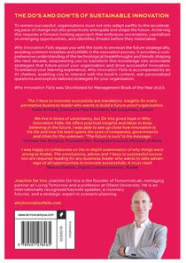 Why Innovation Fails achterzijde