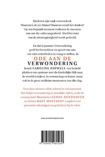 Ode aan de verwondering - nieuwe editie achterzijde