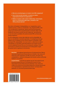Handboek Human Resource Development achterzijde