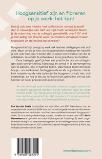 Hoogsensitief op het werk achterzijde