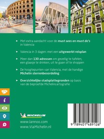 Michelin Reisgids Short Break Valencia achterzijde
