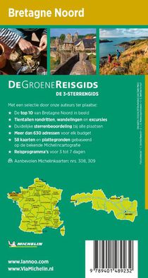 De Groene Reisgids - Bretagne Noord achterzijde