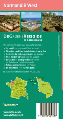 De Groene Reisgids - Normandië West achterzijde