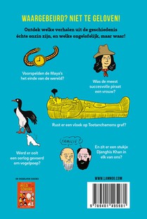Een te gekke geschiedenis - Echt of fake achterzijde