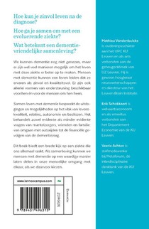 Samen leven met dementie achterzijde