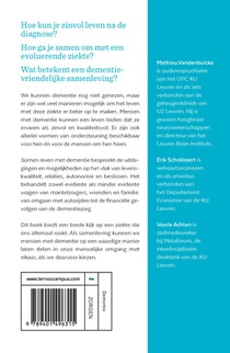 Samen leven met dementie achterzijde