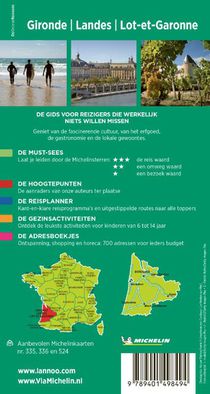 De Groene Reisgids Gironde - Landes - Lot-et Garonne achterzijde