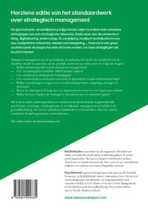 Strategisch management voor de gezondheids- en welzijnssector achterzijde