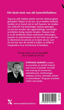 Geluk is een kat achterzijde