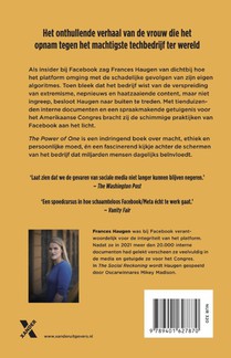 The Power of One achterzijde