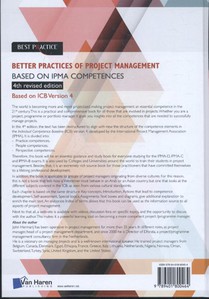 The better practices of project management Based on IPMA competences – 4th revised edition achterzijde