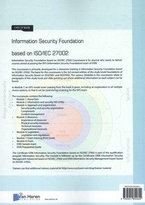 Information Security Foundation based on ISO/IEC 27002 Courseware achterzijde