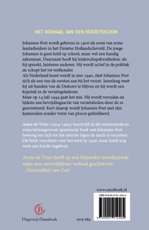 De levensroman van Johannes Post achterzijde