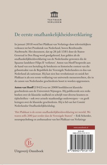 Het Plakkaat van Verlatinge achterzijde