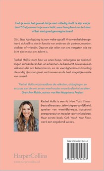 Girl, Stop Apologizing achterzijde