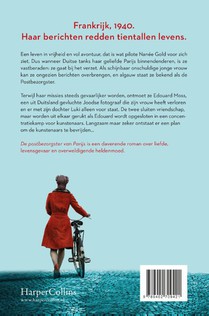 De postbezorgster van Parijs achterzijde