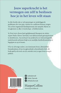 Nooit meer drama achterzijde