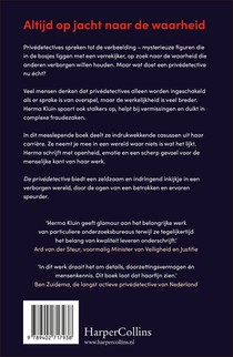 De privédetective achterzijde