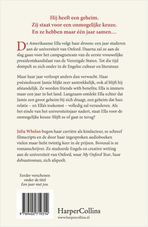 My Oxford Year achterzijde