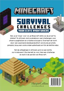 Minecraft Survival Challenges achterzijde