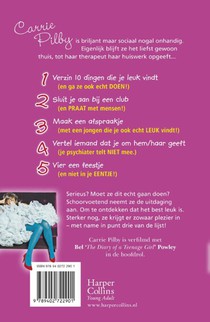 Het (niet zo) coole leven van Carrie Pilby achterzijde