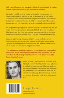 De zoon van de verhalenverteller achterzijde