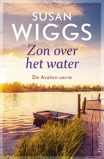 Zon over het water achterzijde