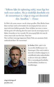 De sneeuwman achterzijde