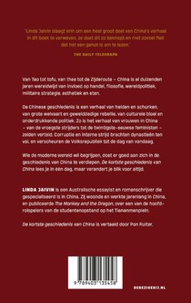 De kortste geschiedenis van China achterzijde