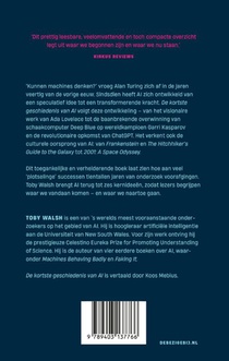 De kortste geschiedenis van AI achterzijde