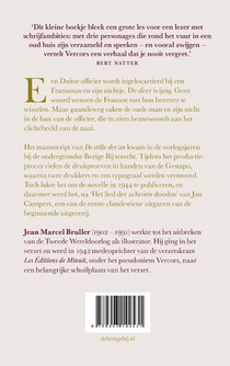 De stilte der zee achterzijde