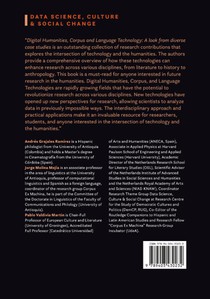 Digital Humanities, Corpus and Language Technology = Humanidades Digitales, Corpus y Tecnología del Lenguaje achterzijde