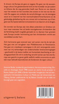 Ik droom mij Europa achterzijde