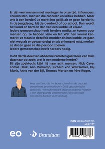 Moderne profeten: herders voor nu achterzijde