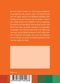 Ontdek het nieuwe reizen achterzijde