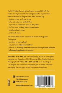 The 500 hidden secrets of Los Angeles achterzijde