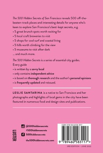 The 500 Hidden Secrets of San Francisco achterzijde