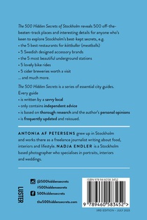 The 500 hidden secrets of Stockholm achterzijde