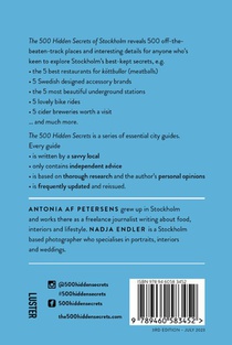 The 500 Hidden Secrets of Stockholm achterzijde