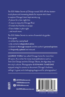 The 500 hidden secrets of Chicago achterzijde