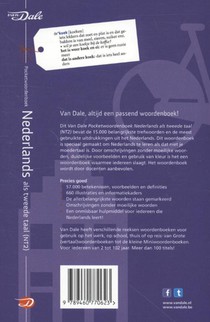 Van Dale pocketwoordenboek Nederlands als tweede taal (NT2) achterzijde
